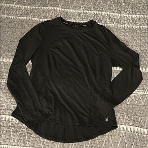 Spyder Charcoal Gray Active Top